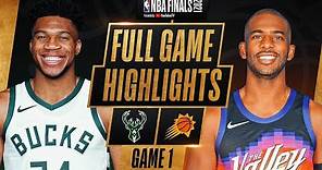BUCKS at SUNS | FULL GAME 1 NBA FINALS HIGHLIGHTS | July 6, 2021