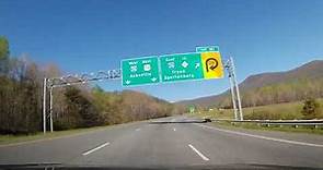 Driving through Polk County, North Carolina