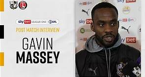 Post Match | Gavin Massey speaks to the press after draw against Charlton Athletic