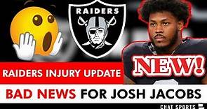 SHOCKING Josh Jacobs News + Raiders Injury Report Update On Michael Mayer Before Colts Game