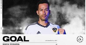 Maya Yoshida Scores His First LA Galaxy Goal vs. LAFC