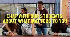 Chat with our students about what matters to you | Royal Holloway, University of London