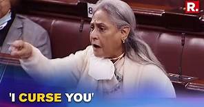 Jaya Bachchan Lashes Out In Rajya Sabha; Curses Bench, Gets Into A ...