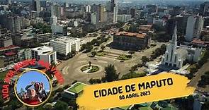 Aerial Views of Downtown Maputo City, Mozambique