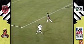Eric Wynalda bags the first goal in MLS history