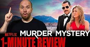 MURDER MYSTERY (2019) - Netflix Original Movie - One Minute Movie Review