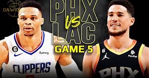 Phoenix Suns vs Los Angeles Clippers Game 5 Full Highlights | 2023 WCR1 | FreeDawkins