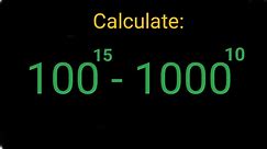 No Calculators allowed still you can do it ORALLY! #nocalculator #indices #calculate #mathspuzzles