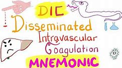 Disseminated Intravascular Coagulation (DIC) | Mnemonic