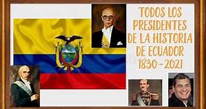 Todos los presidentes de la historia de Ecuador