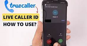 Truecaller Live Caller ID in iPhone 🔥 How to Use?