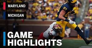 Highlights: Maryland Terrapins vs. Michigan Wolverines | Big Ten Football