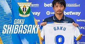 Presentación de GAKU SHIBASAKI como jugador del C.D. Leganés