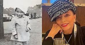 Joan Collins Shares Sweet Toddler Throwback Picture