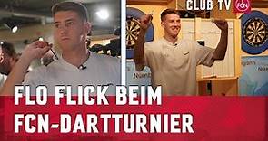 Schafft er die 180? 🤔😂 | Florian Flick beim FCN-Dartturnier | 1. FC Nürnberg