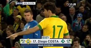Diego Costa jugando por Brasil ► 21/03/2013