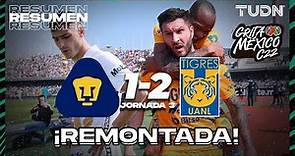 Resumen y goles | Pumas 1-2 Tigres | Grita México C22 - J3 | TUDN