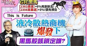 GTC黑馬【2382廣達】+6%再創新高!【2356英業達】+5%!領先預告 This is Future 液冷散熱商機爆發下，黑馬股該鎖定誰?【股市期皇后 莊佳螢老師】2024.03.29