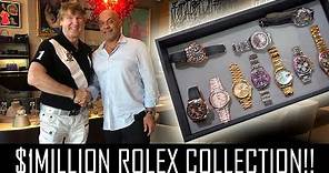 YOSSI DINA'S MILLION DOLLAR ROLEX COLLECTION!