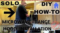 Solo Above Range Microwave Install DIY Guide & Hood Vent Removal