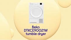 Beko DTKCE90021W 9 kg Condenser Tumble Dryer - White | Product Overview | Currys PC World