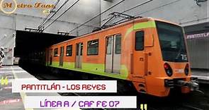 Recorrido Pantitlán - Guelatao | Linea A (Ultimo Tren) 4K UHD