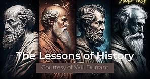 Will Durant---The Lessons of History
