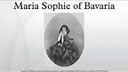 Maria Sophie of Bavaria
