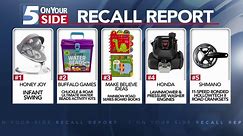 Recall report: WRAL 5 On Your Side highlights recalls to know about in September