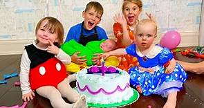 Five Kids Birthday Party Collection video for children