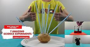 7 AMAZING Science Experiments For Kids | Science For Kids | Easy Peasy DIY For Kids