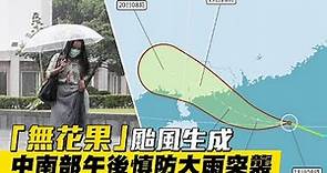 「無花果」颱風生成 中南部午後慎防大雨突襲 | 蘋果新聞網