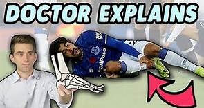 Doctor Explains Andre Gomes Terrible INJURY and BROKEN ANKLE