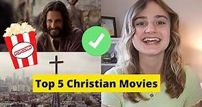 TOP 5 BEST CHRISTIAN MOVIES & SHOWS (The Chosen, Case For Christ & MORE!)-TRAILER & REVIEW📽