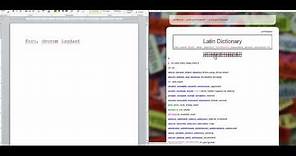 How to Use Latin Dictionary