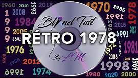 Blind Test rétro 1978 - les meilleures chansons de 1978