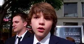 Joel Courtney at the "Super 8" premiere