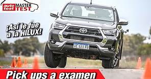 Toyota Hilux: pruebas y resultados del Master Test de pick ups