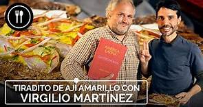 El chef peruano VIRGILIO MARTÍNEZ nos cocina un TIRADITO DE AJÍ AMARILLO