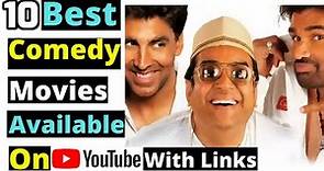 Top 10 Best Bollywood Comedy Movies Available on YouTube for Free