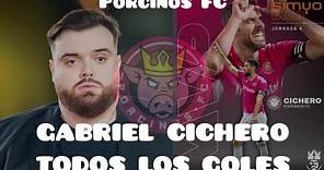 Gabriel Cichero Todos los Goles Porcinos FC King's League Temporada Regular