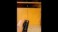 How to use the DVD player and TV set