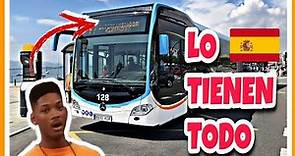 ¿Cómo es un autobús urbano en España?