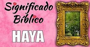 Haya Significado Bíblico | ¿Qué Significa Haya en la Biblia? 🙏