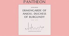Ermengarde of Anjou, Duchess of Burgundy Biography - Duchess consort of Burgundy