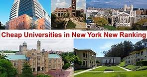 Cheap Universities in New York New Ranking | Public Universities