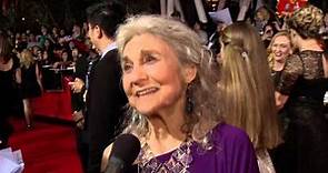 Lynn Cohen (Mags) interviewed at the 'Catching Fire' Premiere in L.A.