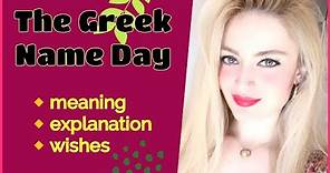 What is the Greek Name day? Learn Greek with Zoi