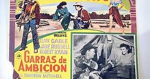 GARRAS DE AMBICION (1955) de Raoul Walsh con Clark Gable, Jane Russell, Robert Ryan, Cameron Mitchell by Refasi