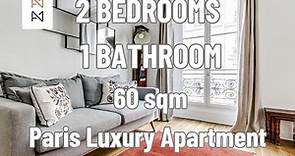 Paris Apartment Tour | For Rent | 2 BEDROOMS 1 BATHROOM | Paris 7